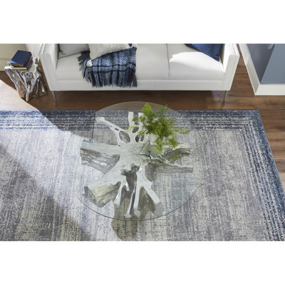 Phillips Collection Asterisk Cast Root Coffee Table - Silver Leaf