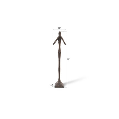 Phillips Collection Speak No Evil Slender Sculpture - Large - Resin - Bronze Finish