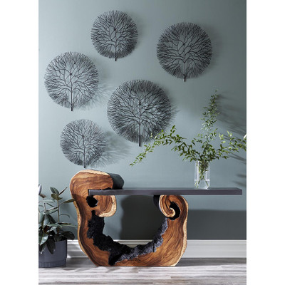 Phillips Collection Wire Tree Wall Art - Large - Circle - Metal - Black (Closeout)