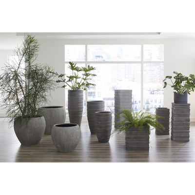 Phillips Collection Filament Planter - Raw Gray - LG
