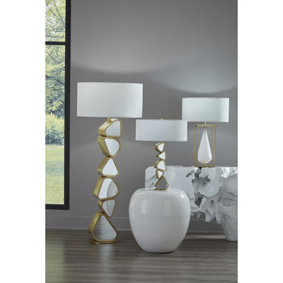 Phillips Collection Freeform Console Table - Gel Coat White - LG
