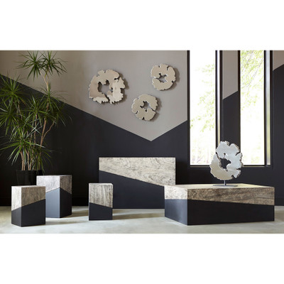 Phillips Collection Geometry Coffee Table - Gray Stone