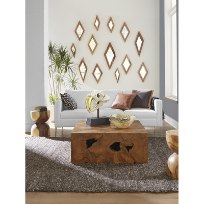 Phillips Collection Diamond Mirror - MD - Natural (Closeout)