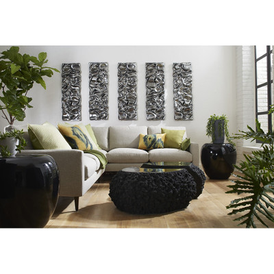 Phillips Collection River Stone Side Table - Gel Coat Black