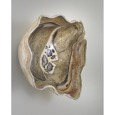 Phillips Collection Cast Wall Onyx Bowl - Faux Finish - LG