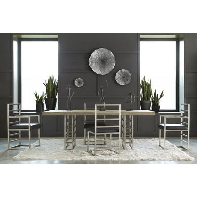 Phillips Collection Abstract Figure on Metal Base - Bronze Finish - Leg Folded