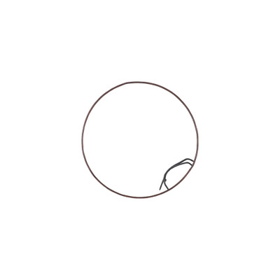 Phillips Collection Olympic Figure in Iron Ring - Black - Rust - Style A