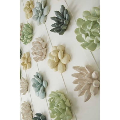 Phillips Collection Topsy Turvy Succulent Wall Art - Jade