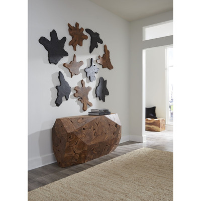 Phillips Collection Freeform Teak Wall Slice - MD - Natural