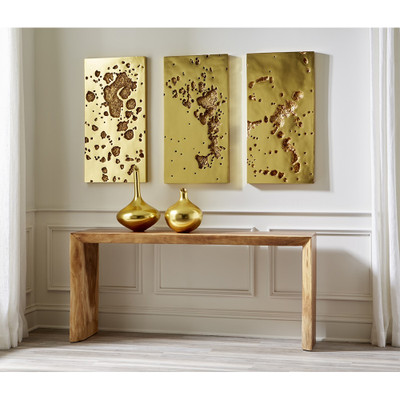 Phillips Collection Splotch Wall Art - Rectangle - Gold Leaf III