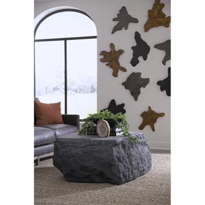 Phillips Collection Quarry Coffee Table - Large - Charcoal Stone