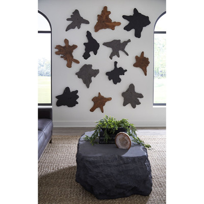 Phillips Collection Quarry Coffee Table - Large - Charcoal Stone
