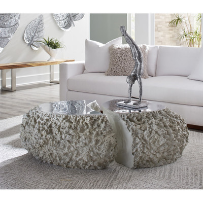 Phillips Collection Birch Leaf Wall Art - Silver - LG