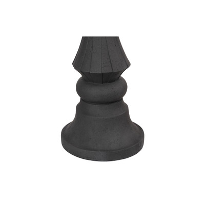 Phillips Collection Bishop Chess Sculpture - Cast Stone Black