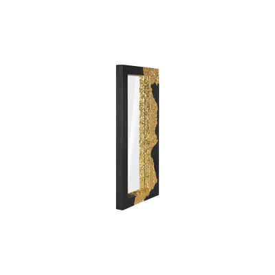 Phillips Collection Mercury Mirror - Rectangle - Black - Gold Leaf