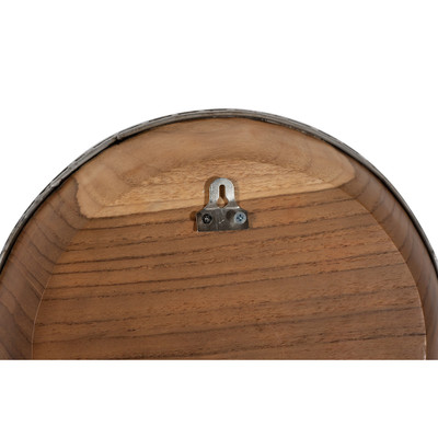 Phillips Collection Teak Wood Bowl Wall Art - Metallurgy Edge - SM