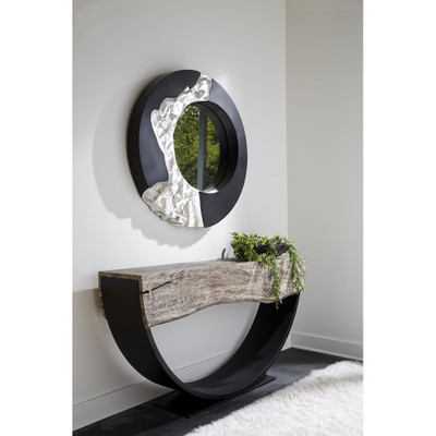 Phillips Collection Arc Console Table - Gray Stone - Double Sided