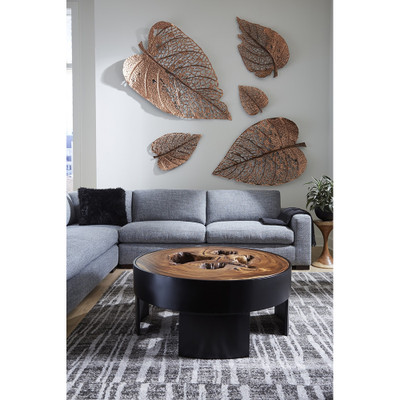 Phillips Collection Birch Leaf Wall Art - Copper - XS