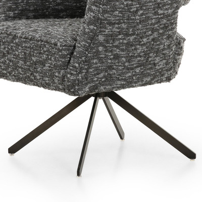 Four Hands Adara Desk Chair - Solema Charcoal (Closeout)