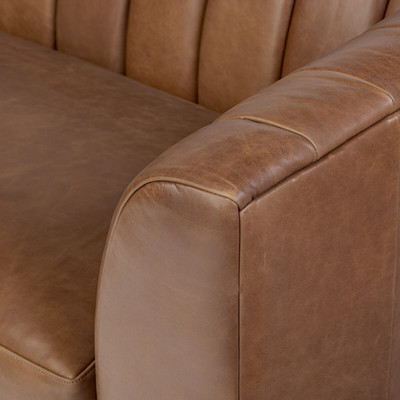 Four Hands Alec Chair & Half - Dulane Mahogany - Chair W/ Ottoman