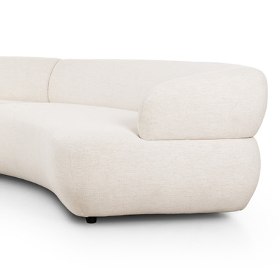 Four Hands Belen 2 - Piece Sectional - Nomad Snow - Left Chaise