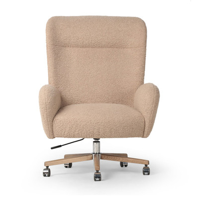 Four Hands Cade Desk Chair - Sheepskin Camel