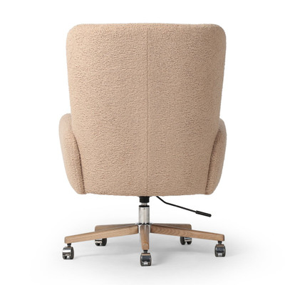 Four Hands Cade Desk Chair - Sheepskin Camel