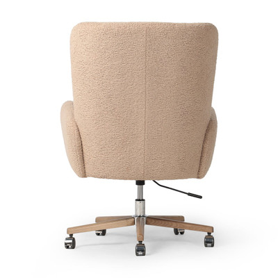 Four Hands Cade Desk Chair - Sheepskin Camel