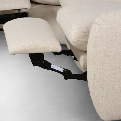 Four Hands Crawford Power Recliner 5 - Piece Sectional Sofa - Antigo Natural