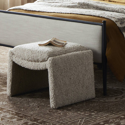 Four Hands Daniel Ottoman - 18"