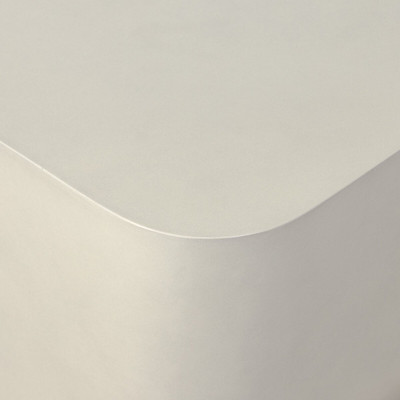 Four Hands Ivan Square End Table - White Concrete