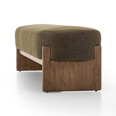 Four Hands Kirby Accent Bench - Sutton Olive