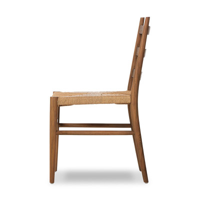 Four Hands Ladder Back Outdoor Dining Chair - Stained Toasted Brown
