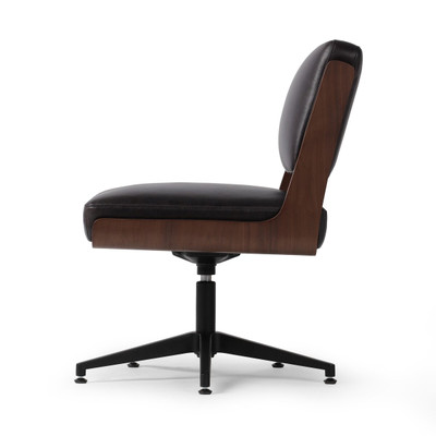 Four Hands Landon Armless Desk Chair - Sonoma Black