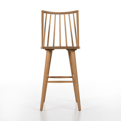 Four Hands Lewis Windsor Bar Stool - Sandy Oak