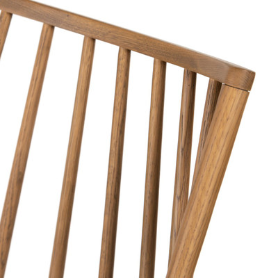 Four Hands Lewis Windsor Bar Stool - Sandy Oak