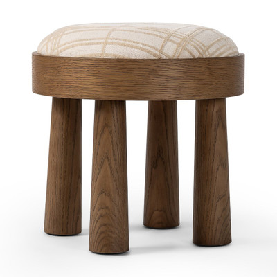 Four Hands Louise Accent Stool - Sheffield Ivory
