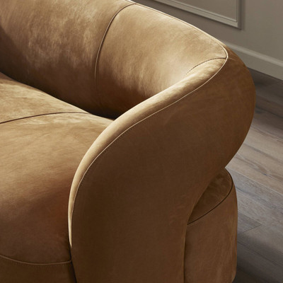 Four Hands Mazie Sofa - Nubuck Cognac (Closeout)