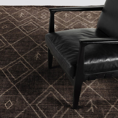 Four Hands Nador Moroccan Hand Knotted Rug - 10X14' - Espresso