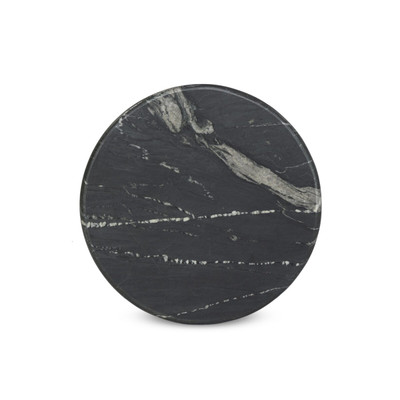 Four Hands Reeves End Table - Black Marble