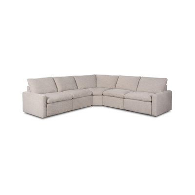 Four Hands Tillery Power Recliner 5 - Piece Sectional - Laken Stone