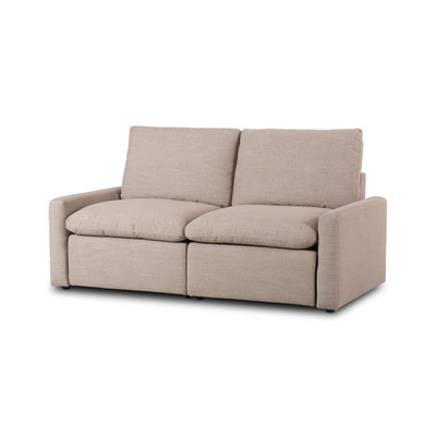 Four Hands Tillery Power Recliner 2-Piece Sectional - Crypton Nomad Taupe