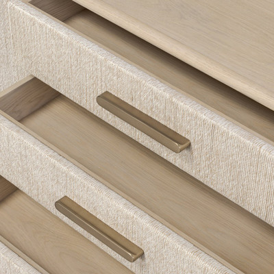 Four Hands Rosenell Media Console - Natural Oak Veneer