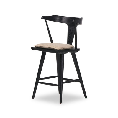 Four Hands Ripley Counter Stool - Black Oak - Lavon Flint