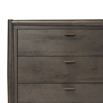 Four Hands Glenview 6 Drawer Dresser - Smoked Black Oak