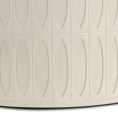 Four Hands Colorado End Table - White Concrete