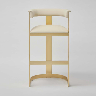Interlude Home Darcy II Bar Stool - Cream