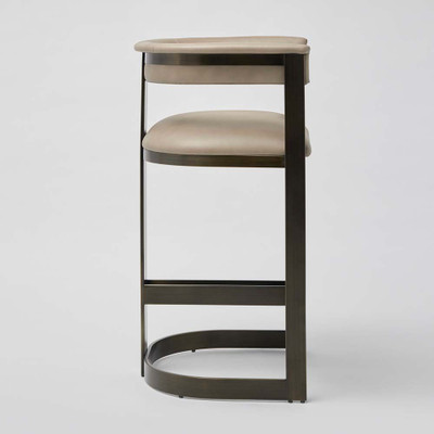 Interlude Home Darcy II Counter Stool - Taupe