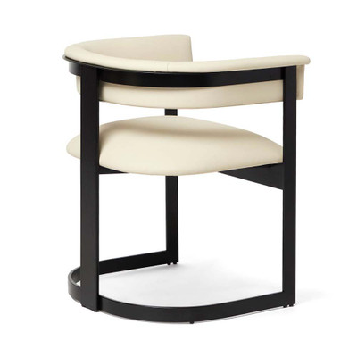 Interlude Home Darcy II Dining Chair - Cream - Black