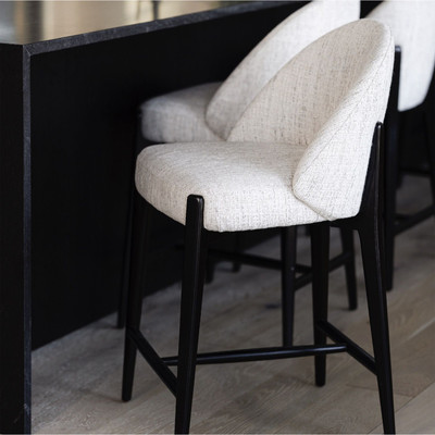 Interlude Home Oakley Counter Stool - Beach Heather